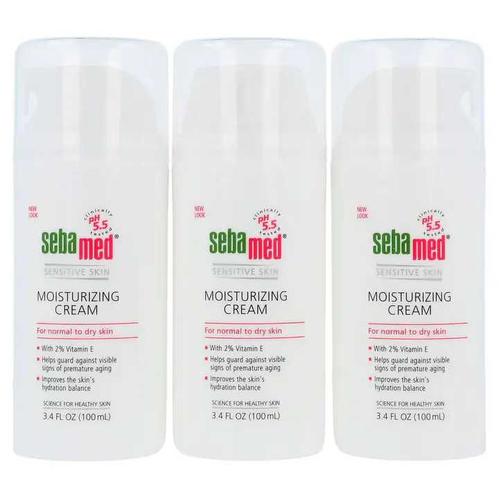 Moisturizing Face Cream w/ pump Set - Size: 100 ml, Pack: 3