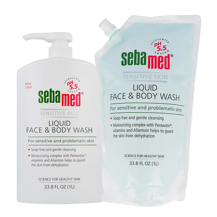 Liquid Face & Body Wash - 1000ml + 1000ml Refill Pack - Master