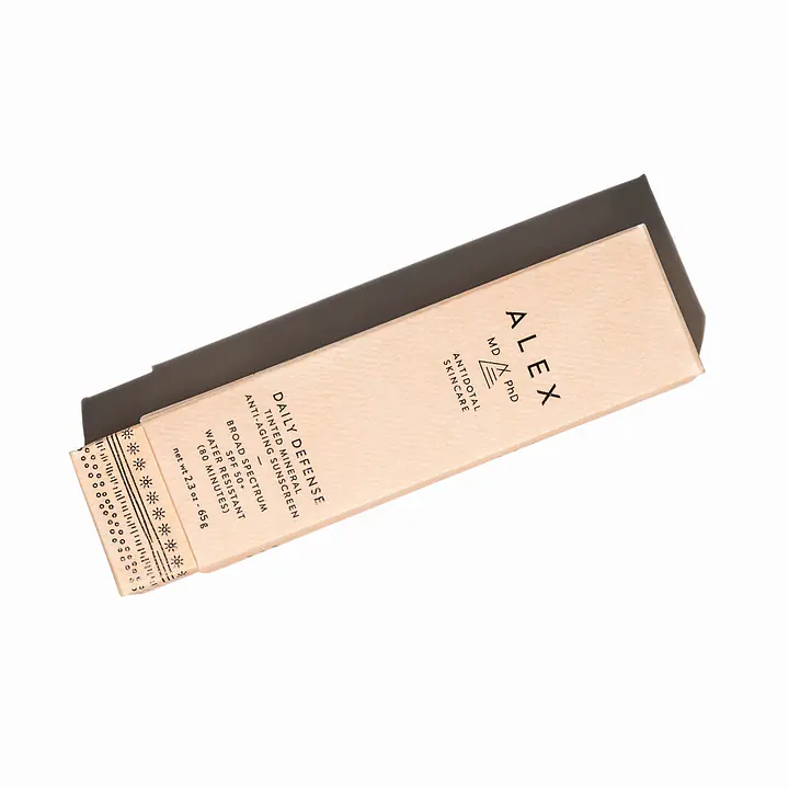 Alex MD PhD SPF 50+ Daily Defense Tinted Mineral Anti-Aging Sunscreen - Master
