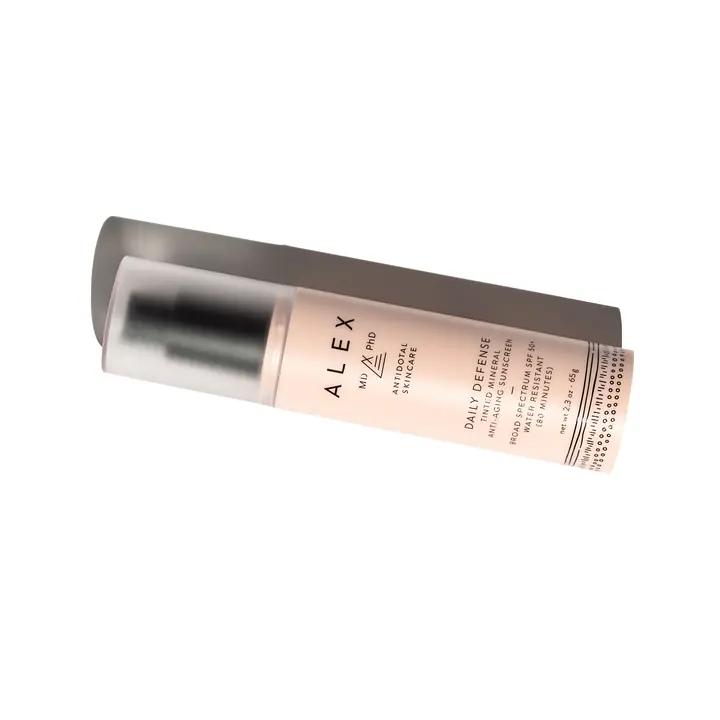 Alex MD PhD SPF 50+ Daily Defense Tinted Mineral Anti-Aging Sunscreen - Master