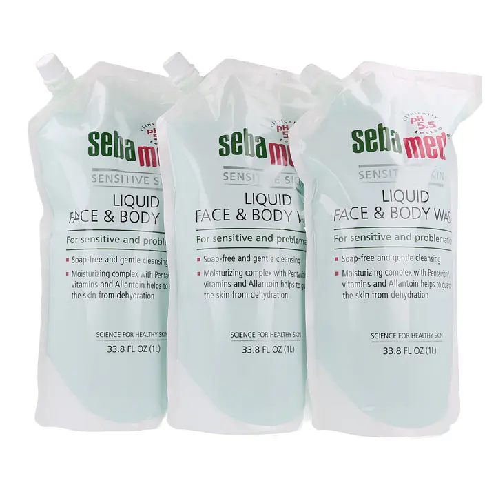 Liquid Face & Body Wash Refill Set - Pack: 3-Piece