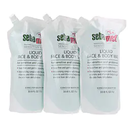 Liquid Face & Body Wash Refill Set - Pack: 3-Piece