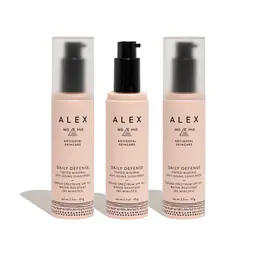 Alex MD PhD SPF 50+ Daily Defense Tinted Mineral Anti-Aging Sunscreen Set - Pack: 3-Piece