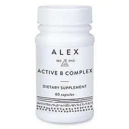 Alex MD PhD Active B Complex (Allergen & Preservative-Free) - 60 capsules - Master